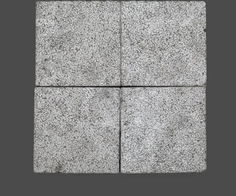 royal gray bushhammer tumbled